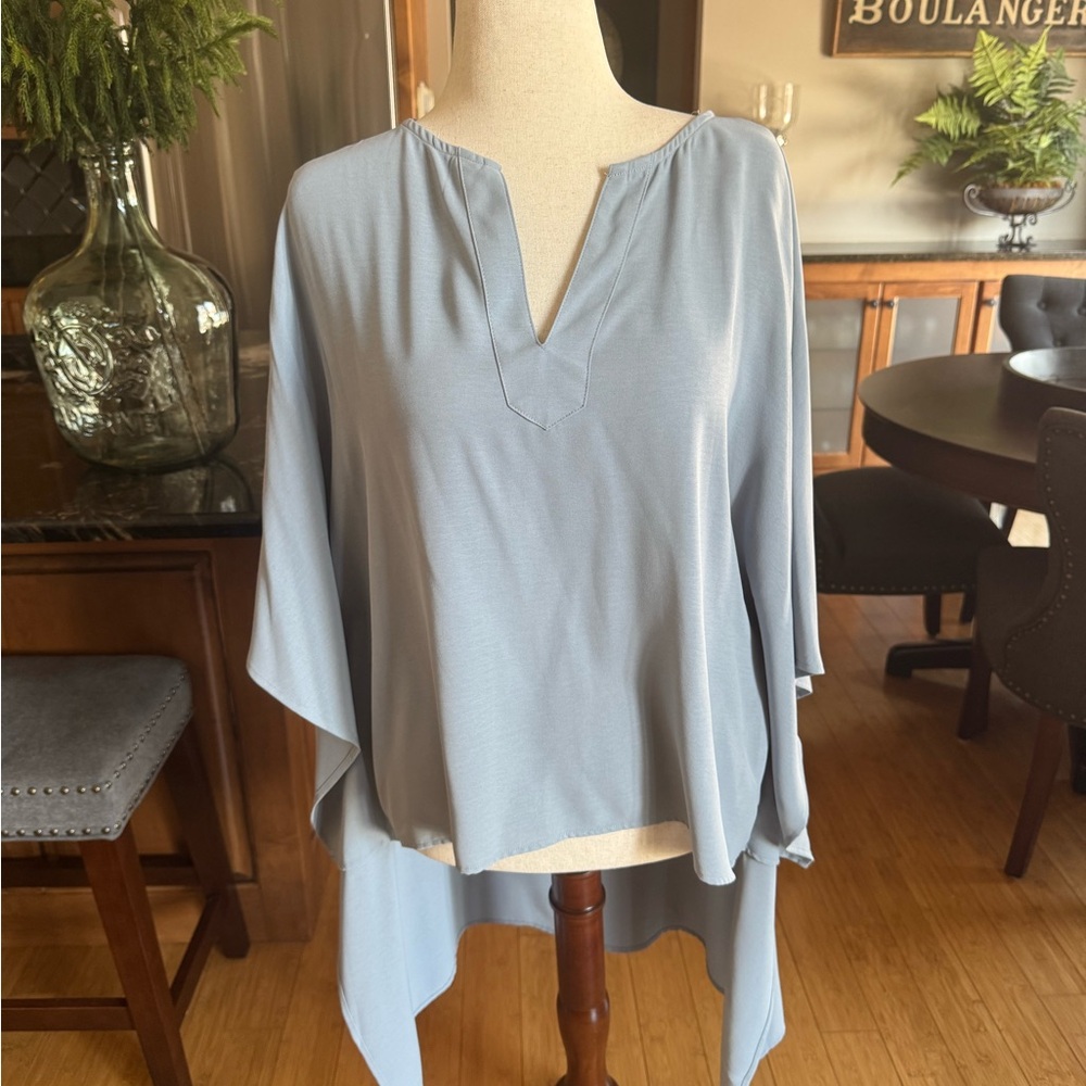 Elegant Blue Women's Top